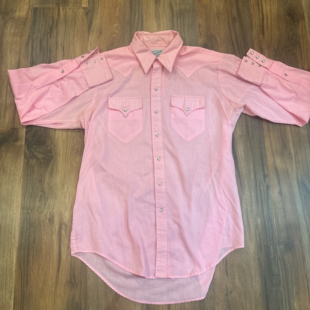 Vintage Pink Rockmount Ranch Wear